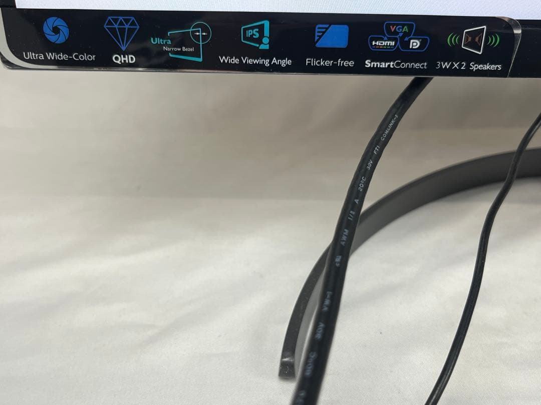 美品2K解像度Philips 276E8F 27型モニター内蔵スピーカー - メルカリ