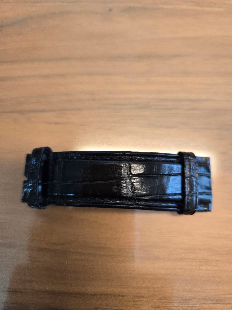 IWC 純正 ポルトギーゼ 黒レザーベルト 箱付き Dバックル用 20mmの通販