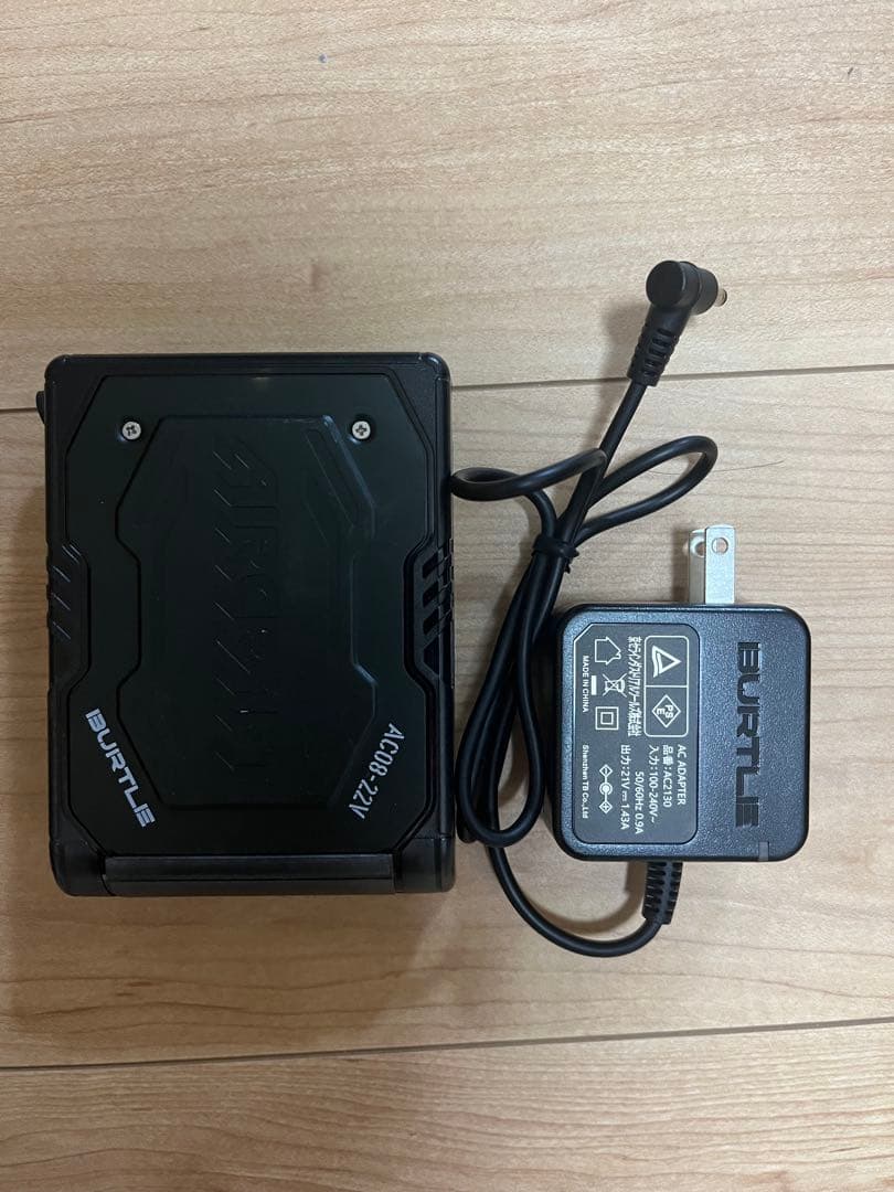 空調服 バートル BURTLE AC08-22v バートルエアークラフトAC08リチウムイオンバッテリーセット(22V)