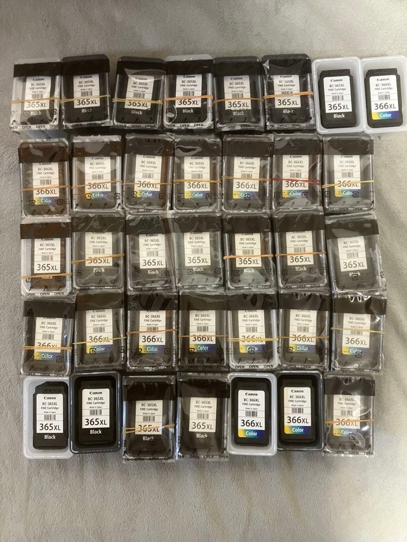 使用済Canon純正インクカートリッジ36個 キヤノン（Canon） CANON（キャノン) 純正インクカートリッジ純正品 BC