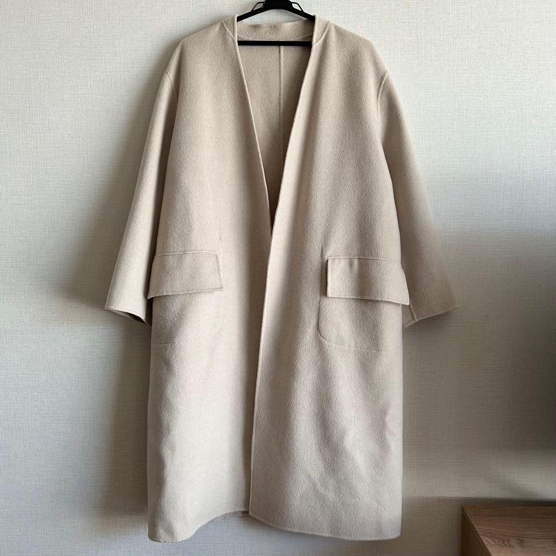 GALERIE VIE ウールダブルフェイスストールコート ストール無し - メルカリ