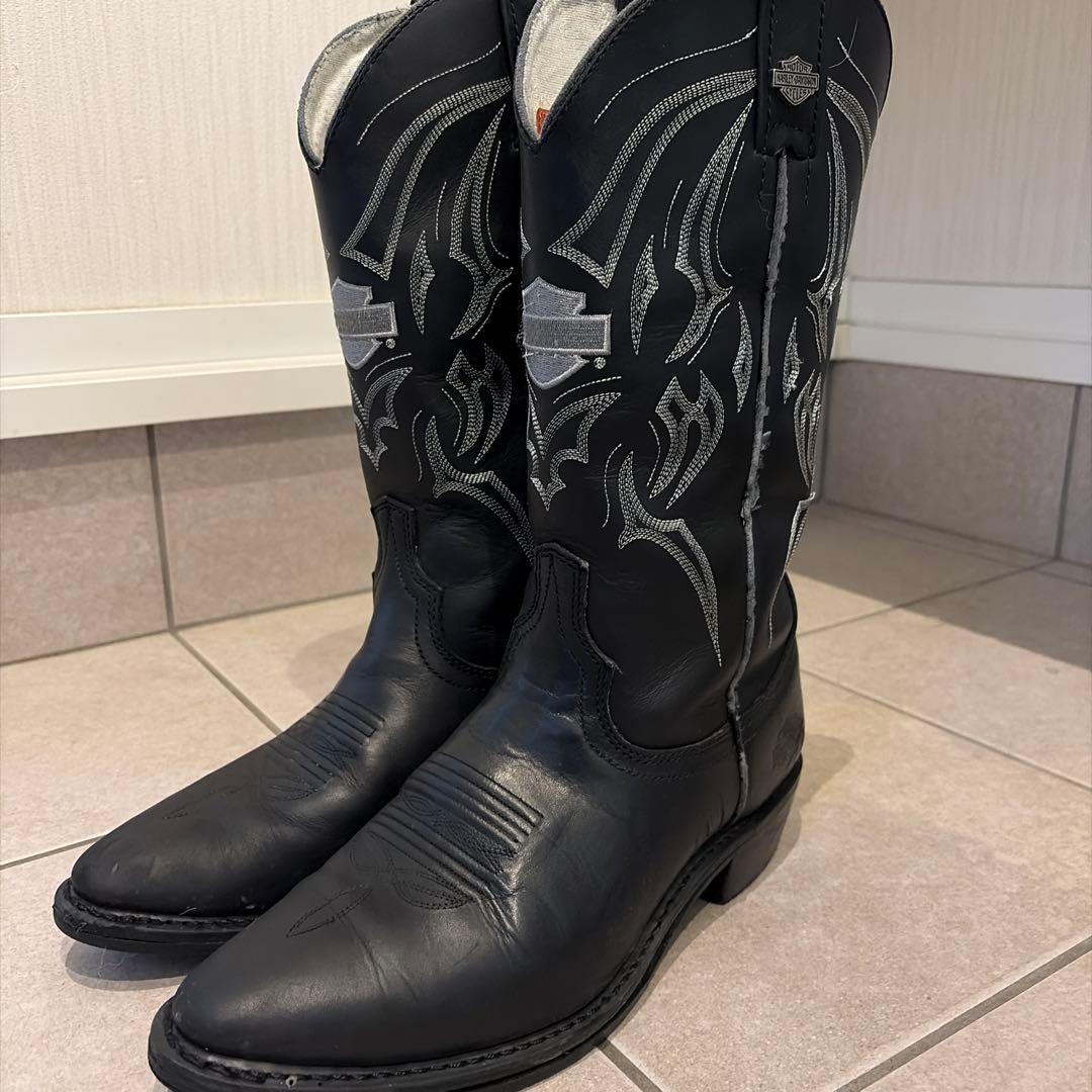 harley-davidson ウエスタンブーツ　バイカーブーツ　opium Harley-Davidson® Women's Korsen Cow 7.5-Inch Black Fashion Harness