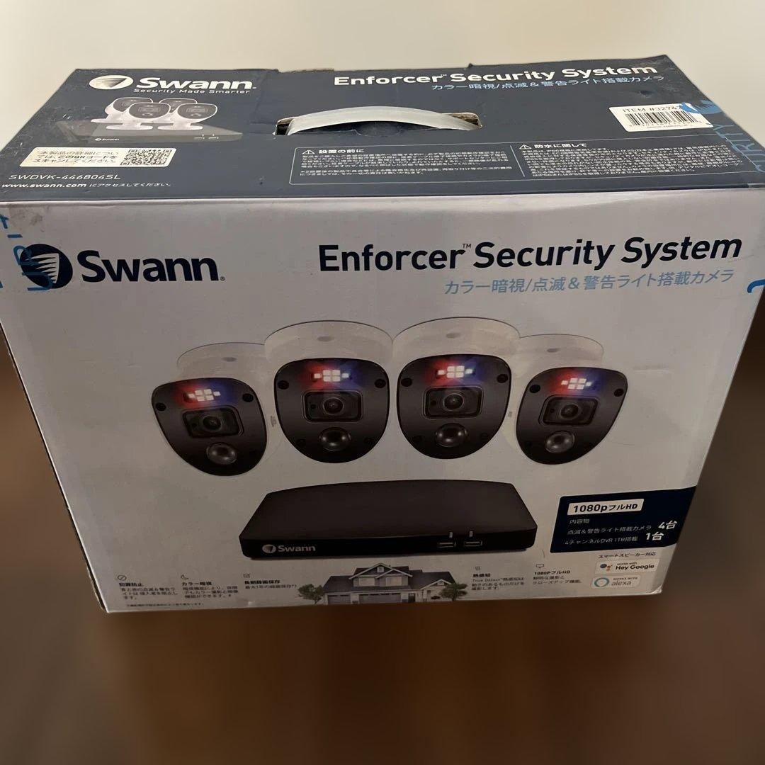 Swann スワン　防犯カメラ　4チャンネルDVRシステム 1TB カメラ4台 Amazon.co.jp: 【日本正規代理店】Swann セキュリティカメラ 4CH DVR