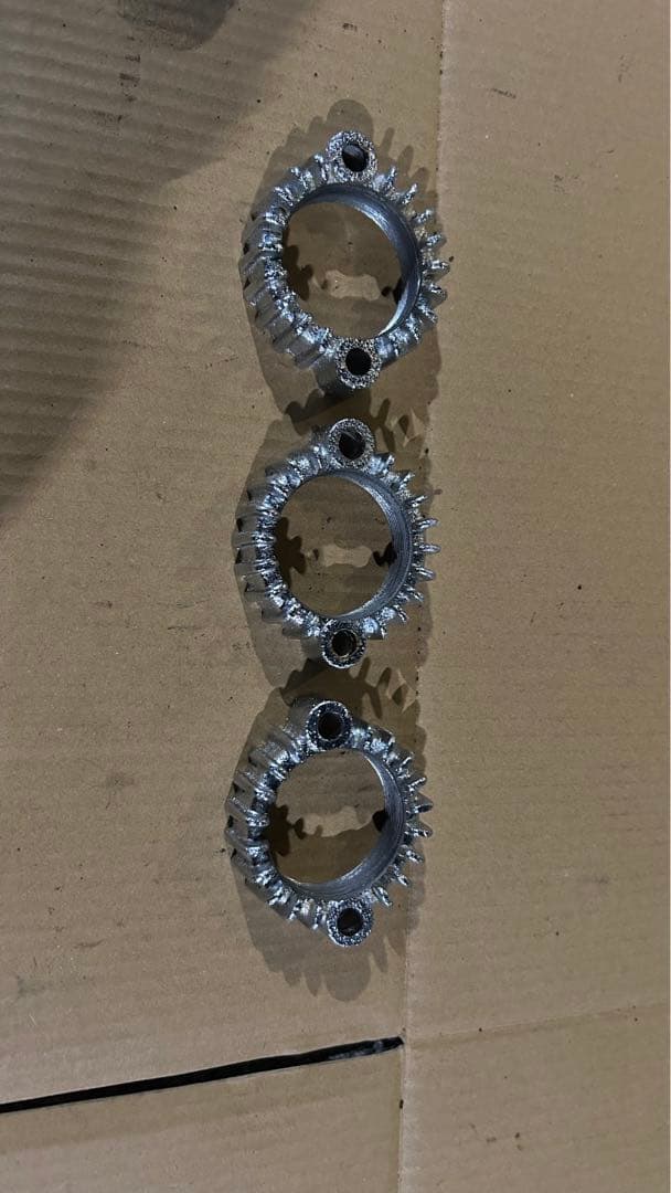 GT380 純正フランジ GT380 純正 マフラーフランジ チャンバーフランジ スズキ純正 後期