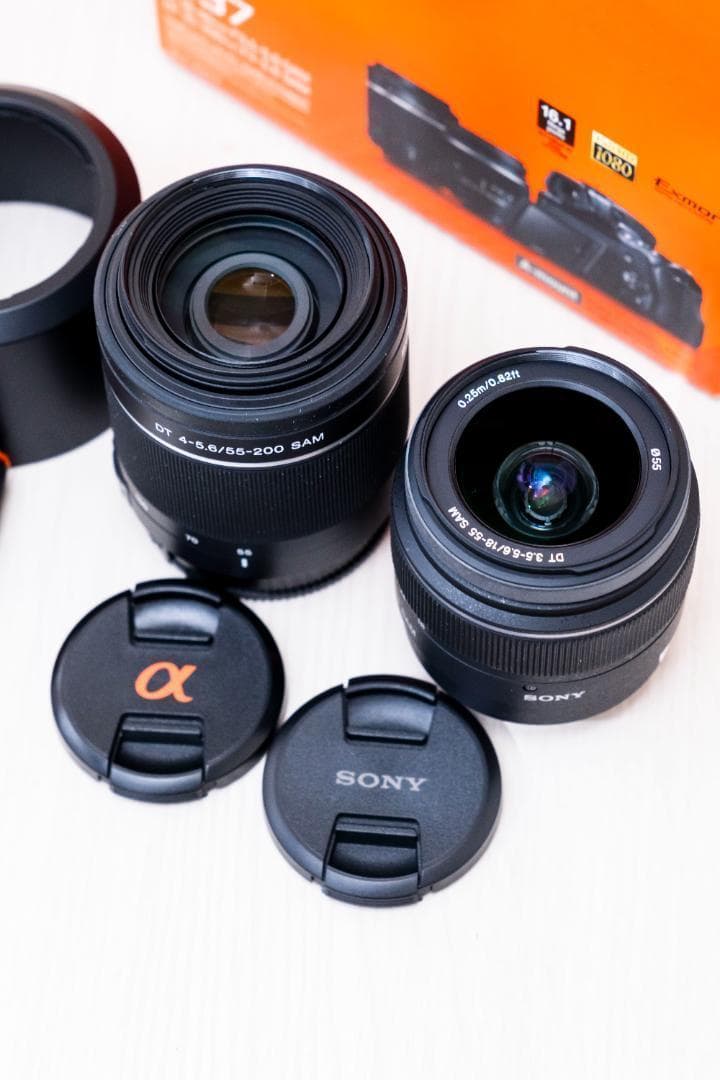 レンズ(ズーム) DT 18-55mm F3.5-5.6 + DT 55-200mm F4-5.6