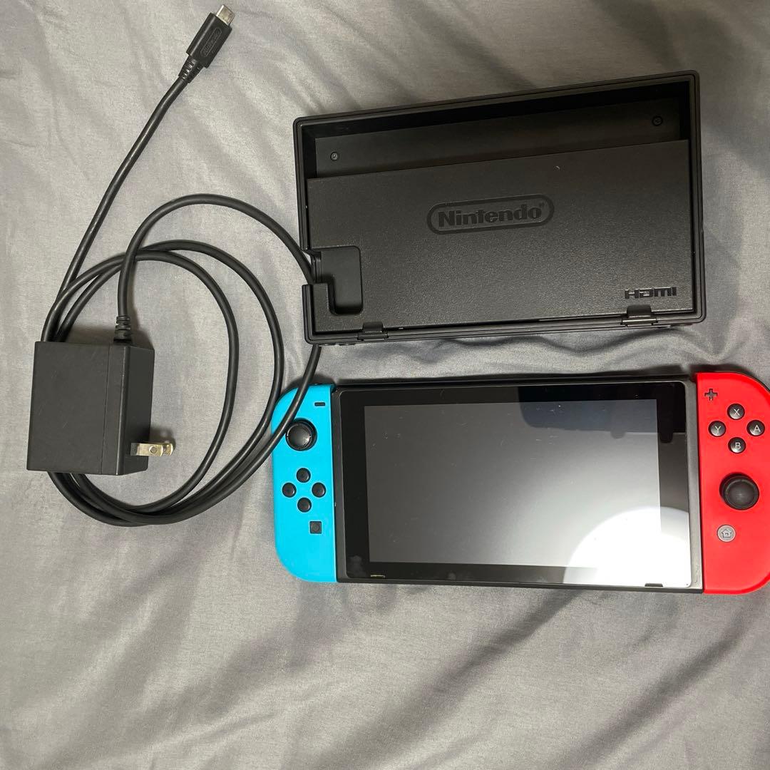 Nintendo Switch 本体 青/赤 ジャンク品 NINTENDO|ジャンク品 SWITCHマリオレッド×ブルーセット|【ハードオフ