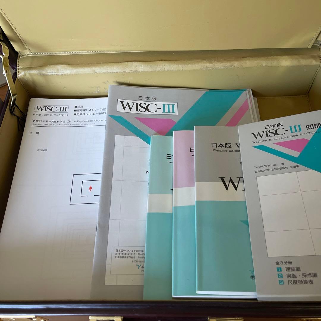 日本版 WISC -Ⅲ知能検査 キットと解説書 - メルカリ