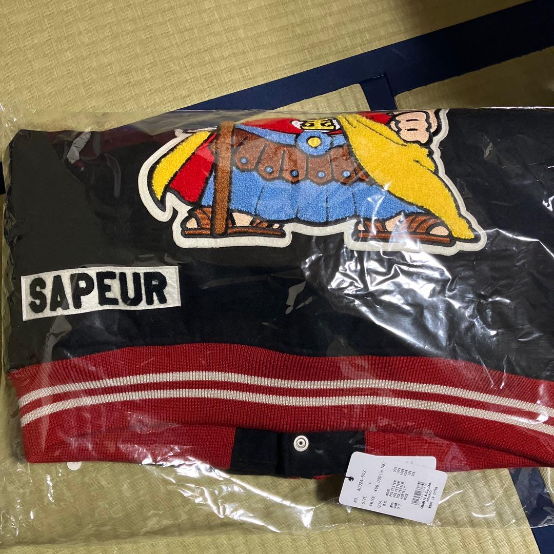 SAPEur サプール 新品 未使用品 未開封 ビクリマン スタジャン 黒 L