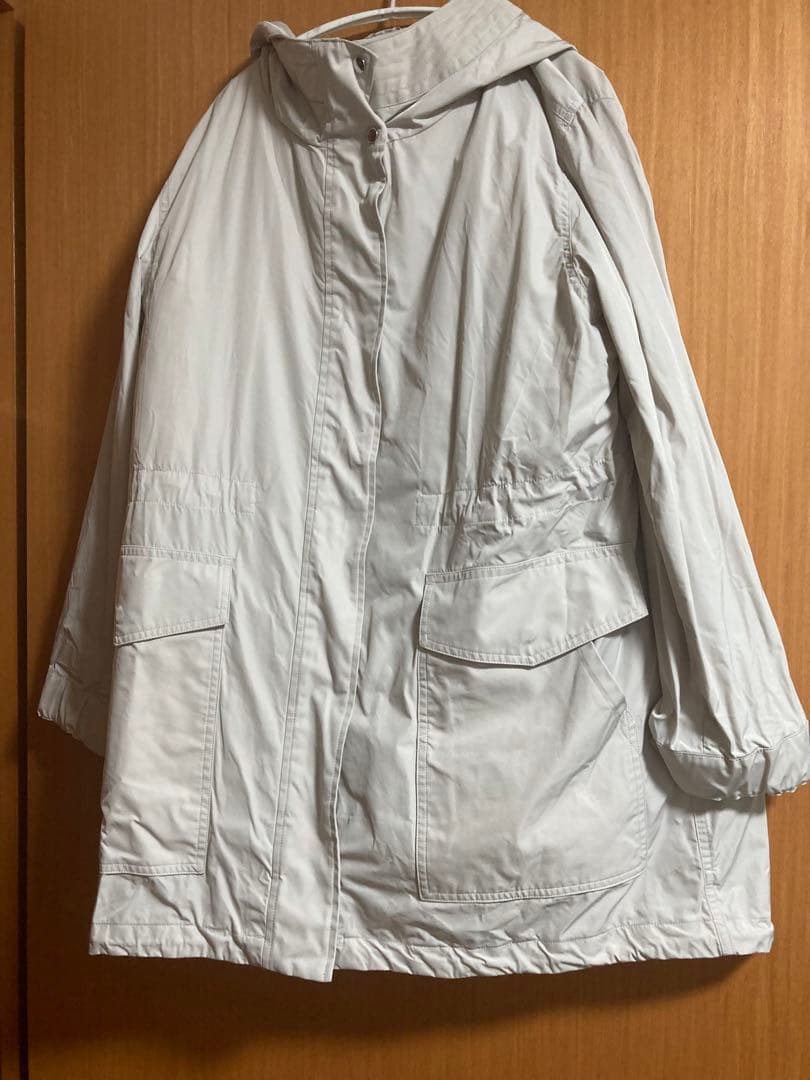 23区大きいサイズ46 3wayダウンインナー付モッズコート グレー系