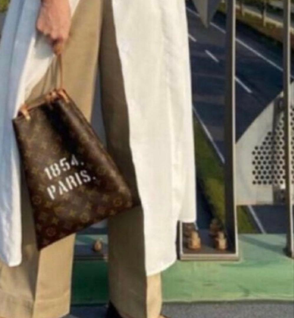 週末値下 h.myriad リメイクモノグラム バッグ 巾着