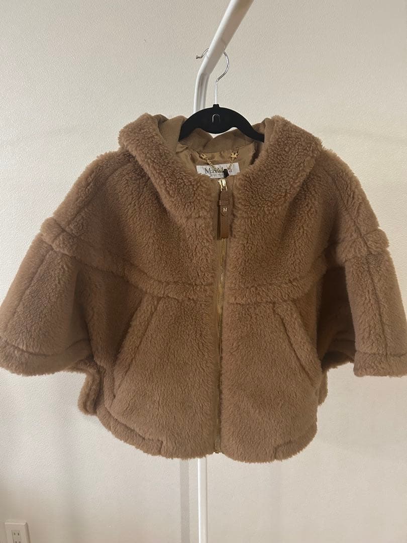 ぽっぷんMAX MARA PETALO テディベアケープ　ペタロ新品 Max Mara（マックスマーラ） PETALO ペタロ テディベアケープ ブロンズ