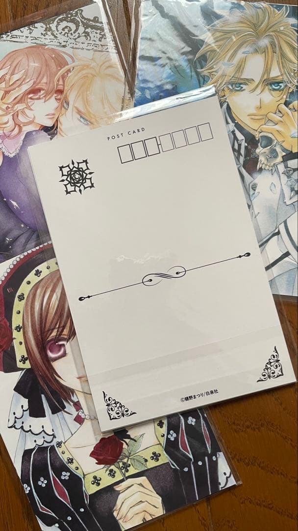 漫福ガチャ ヴァンパイア騎士 ポストカード 4セット