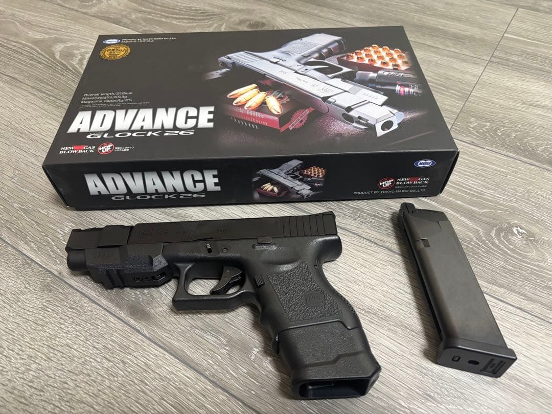 GLOCK 26 advance ガスガン 18歳以上 - メルカリ