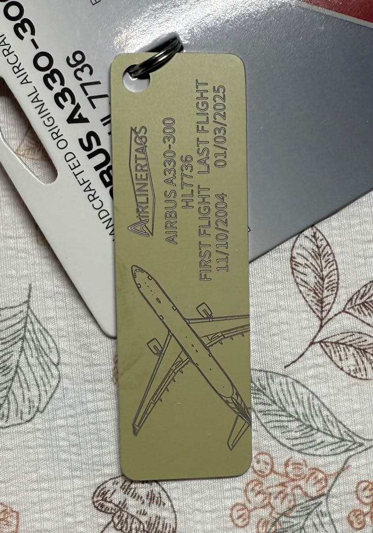 アシアナ航空 A330-323 Airlinertags 3色 - メルカリ