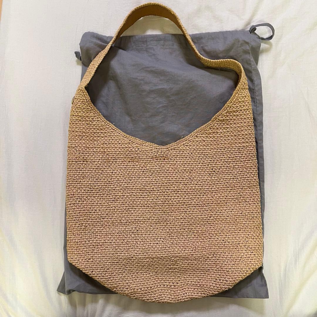 HELEN KAMINSKI ワンハンドル ショルダー ラフィア カゴバッグ - メルカリ