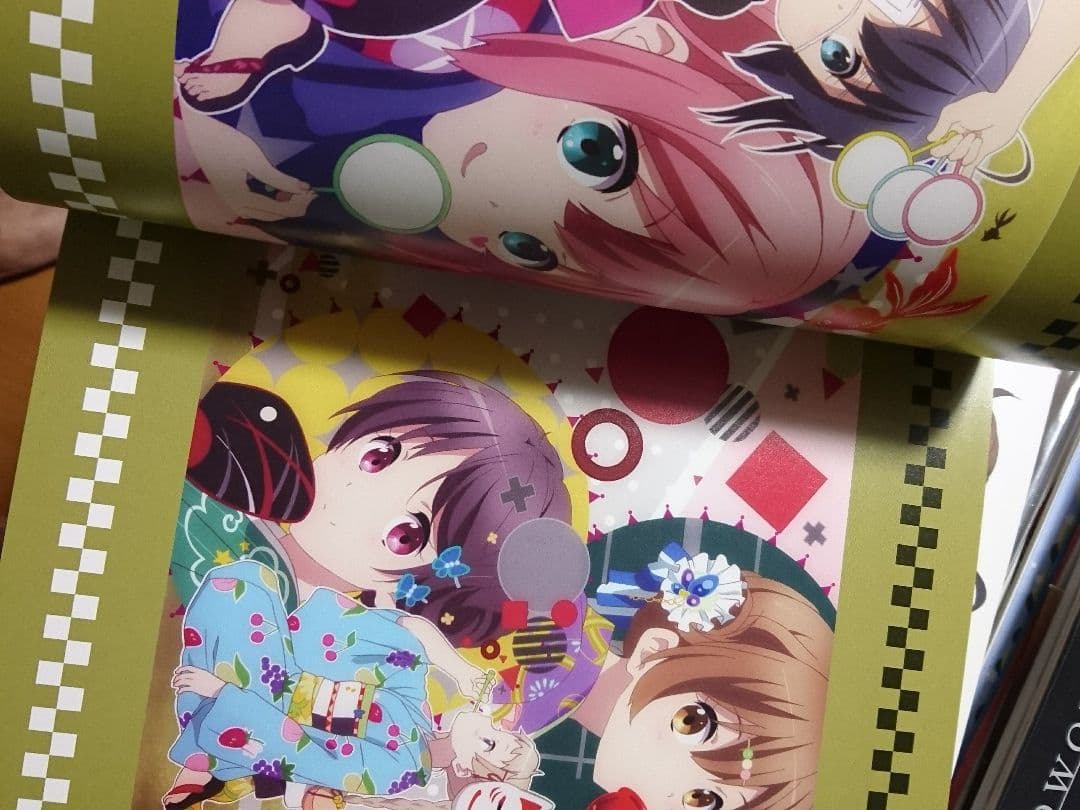 ◇中二病でも恋がしたい イラストレーションワークス&名場面線画集 2冊セット