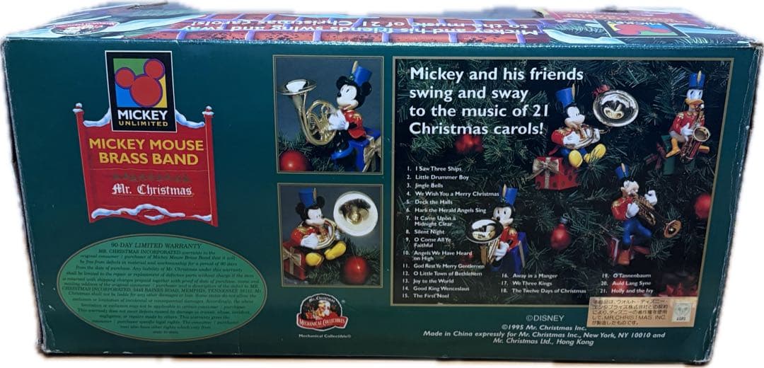 希少 Disney Mr.クリスマス ミッキーマウス ブラスバンド 21曲 - メルカリ