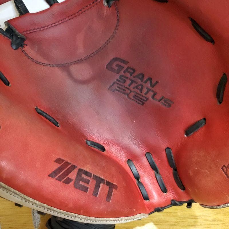 ZETT 矢野燿大モデル 旧ラベル ゼット キャッチャーミット 軟式