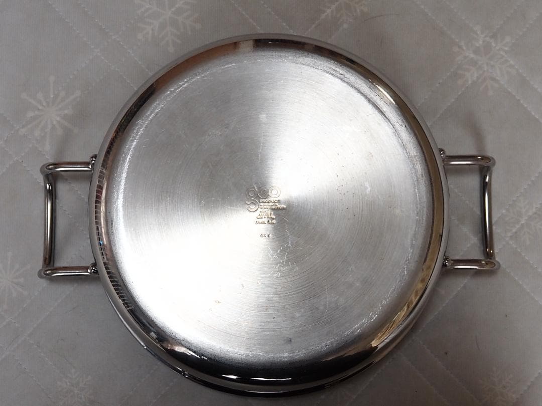 宮崎製作所ジオプロダクト 蒸し器ステンレス鍋 　25cm　3.4ｌ