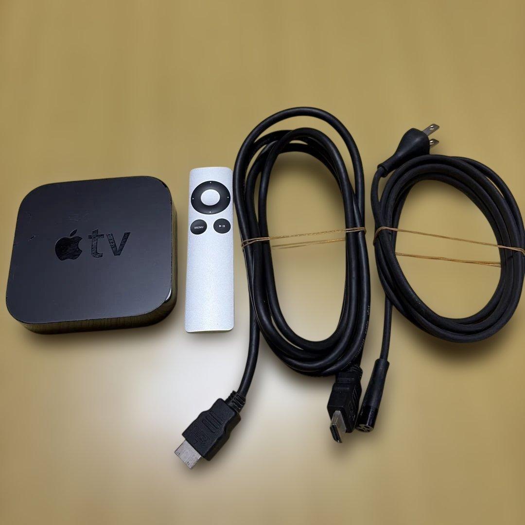 Apple TV 本体 A1469+ リモコン + ケーブル - メルカリ