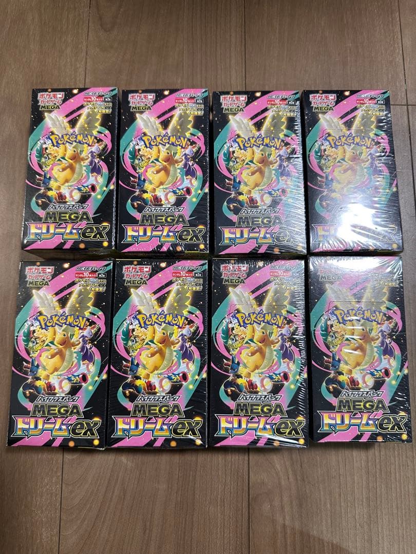 シュリンク付き・未開封】ポケモンカード MEGAドリームex 8BOX - メルカリ