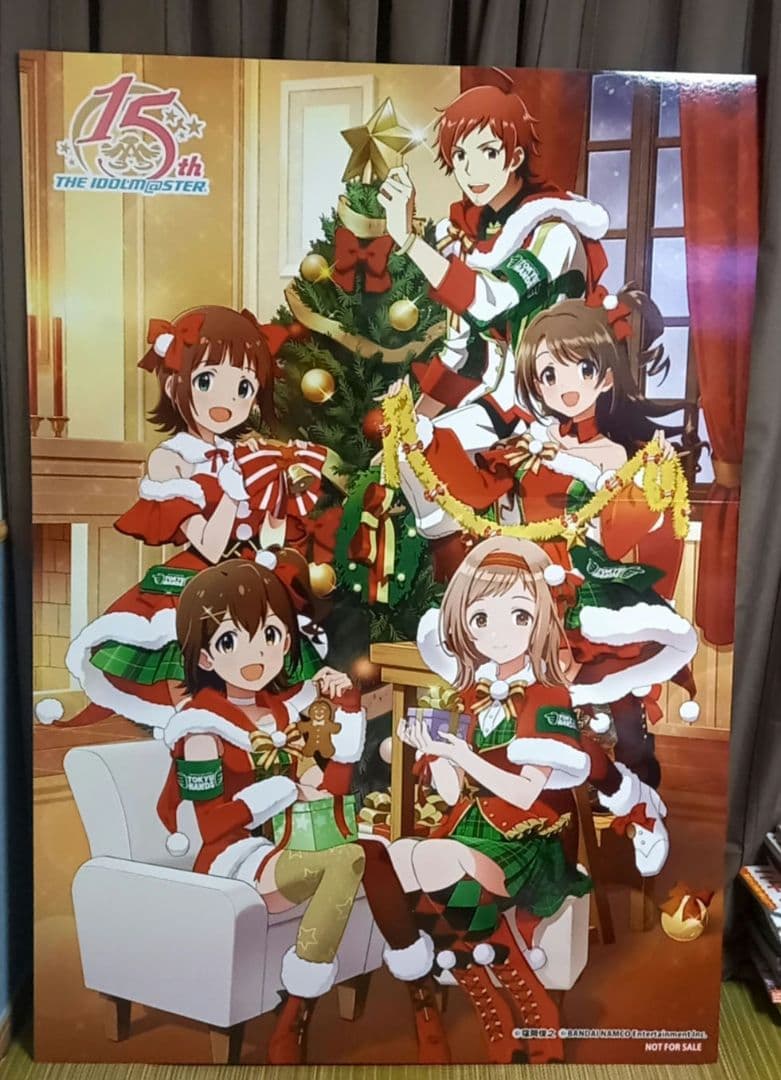 アイドルマスター 東急ハンズ クリスマス 当選品 パネル サイン色紙