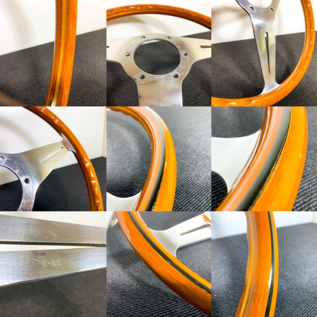 ナルディ クラシック ウッドステアリング 36.5φ ポリッシュスポーク