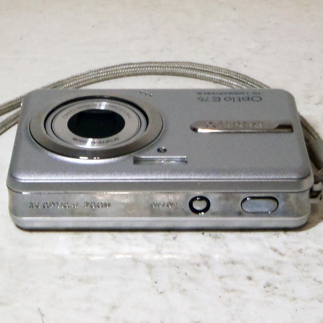 動作品 PENTAX Optio E75 1010万画素 ACアダプタSDカード - メルカリ