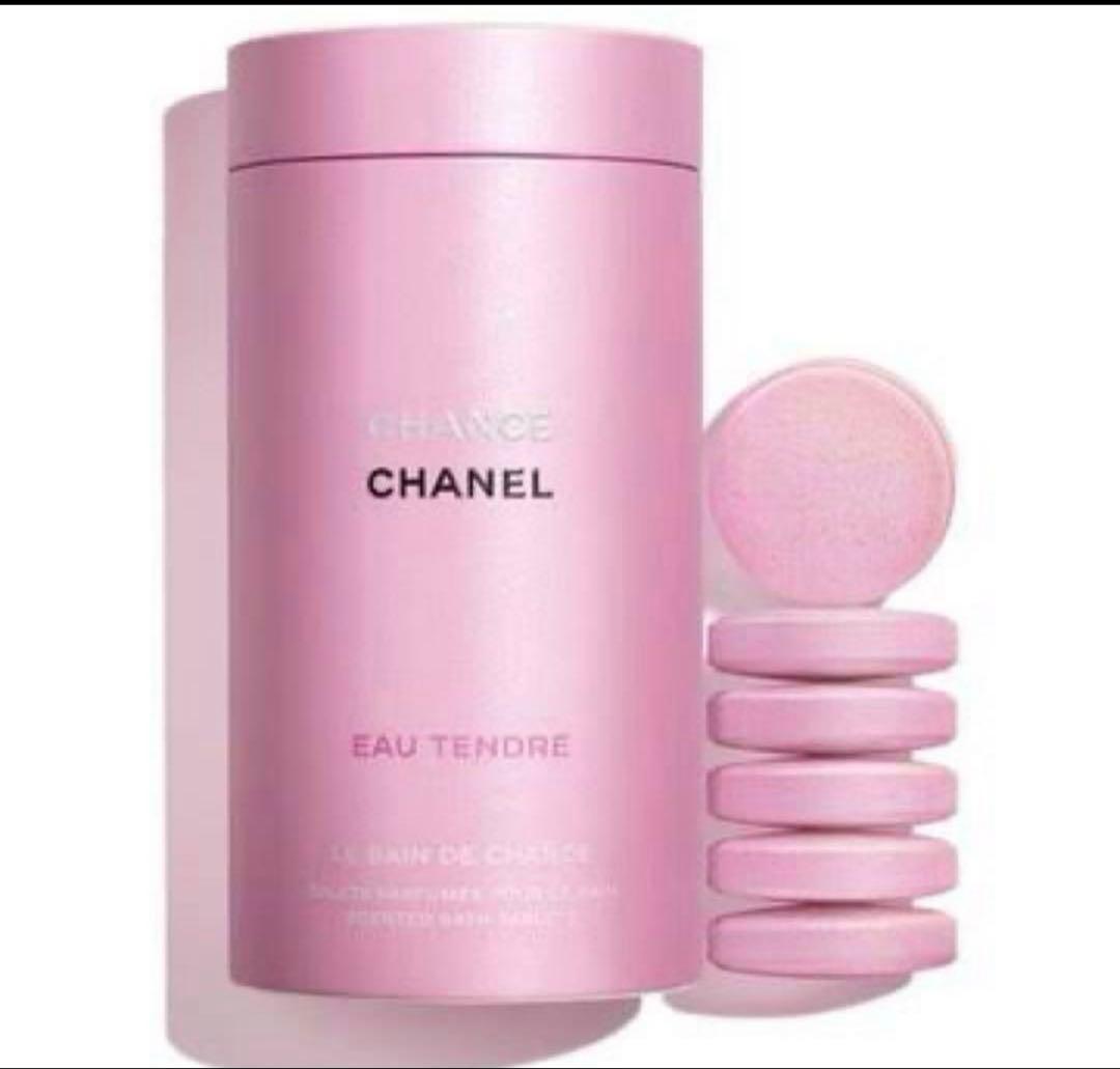 CHANEL Eau Tendre 入浴剤タブレット　新品未開封 シャネル」昨年人気だったチャンスのバスタブレットを今年も限定発売