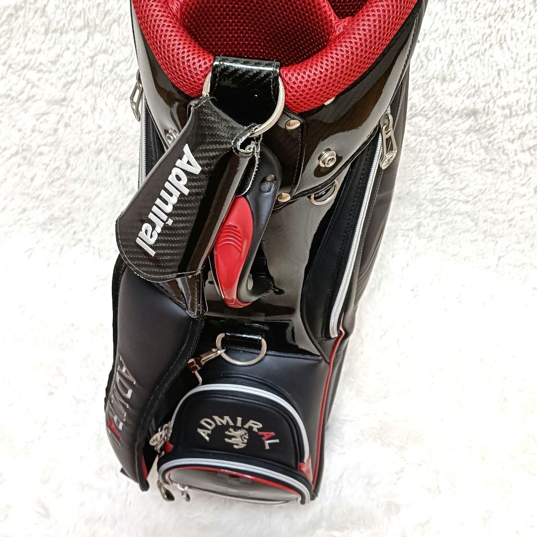未使用品】Admiral GOLF ゴルフ キャディバッグ 訳あり フード付き