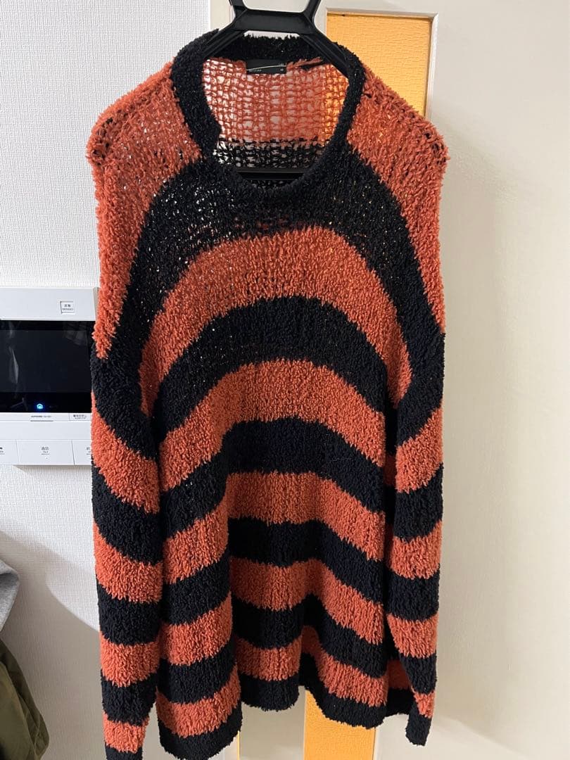 lad musician アルパカボーダーニット NEW ARRIVAL ボーダーニットが入荷しております。程よく毛足の長い