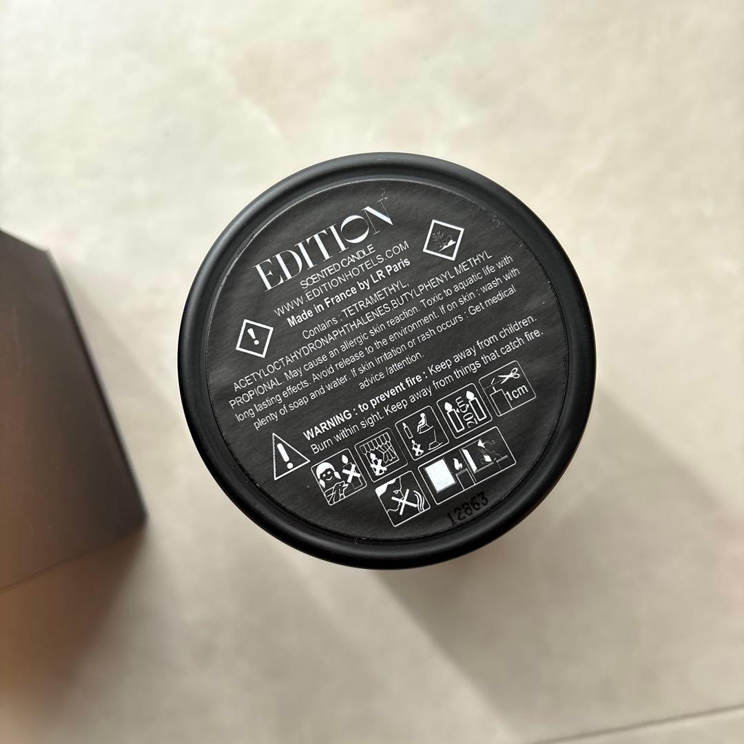 lelabo edition限定 ブラックティー キャンドル 新品未使用 - メルカリ