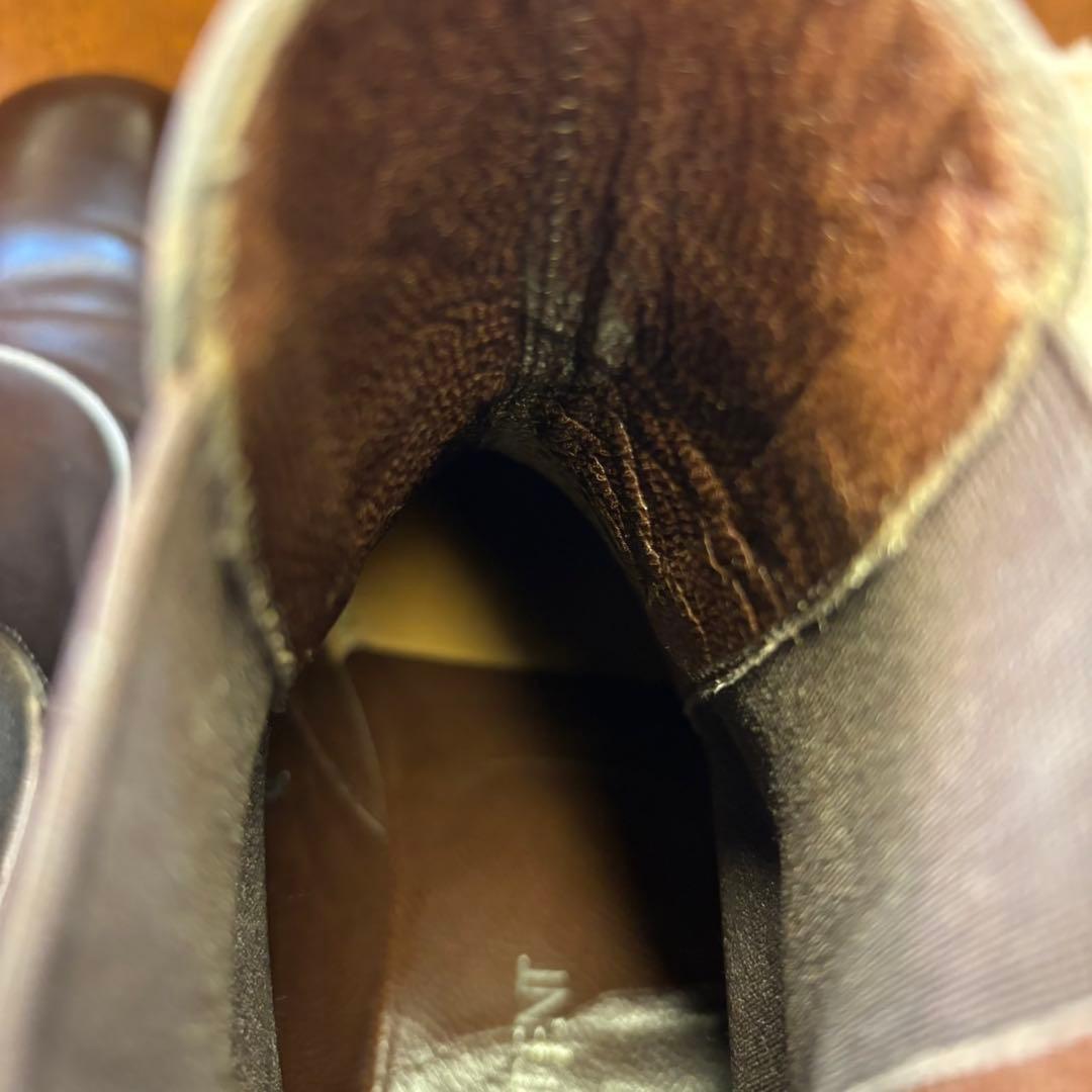 極美品YVES SAINT LAURENT サイドゴアブーツ焦茶EU41.5 - メルカリ