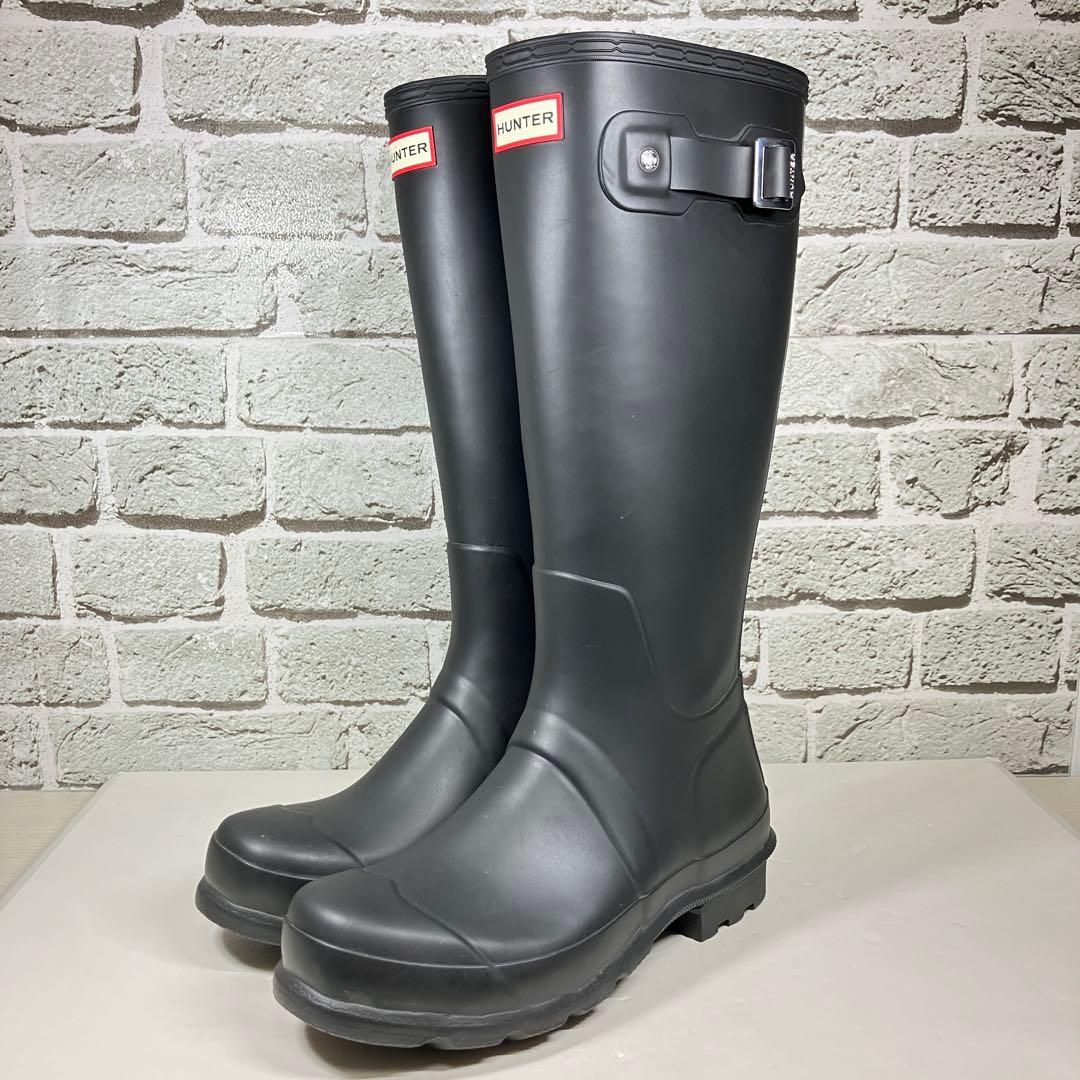【試着程度】HUNTER レインブーツ 黒 ロング ラバー メンズ UK7 楽天市場】ハンター 長靴 ユニセックス ロングブーツ 7000 HUNTER 靴