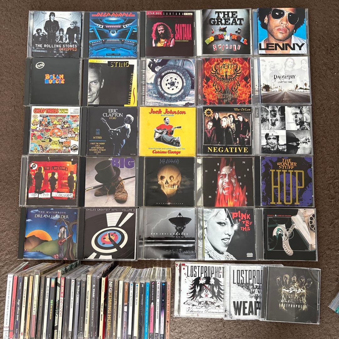 洋楽CD ロック まとめ売り 少し邦楽あり 50枚以上① - メルカリ