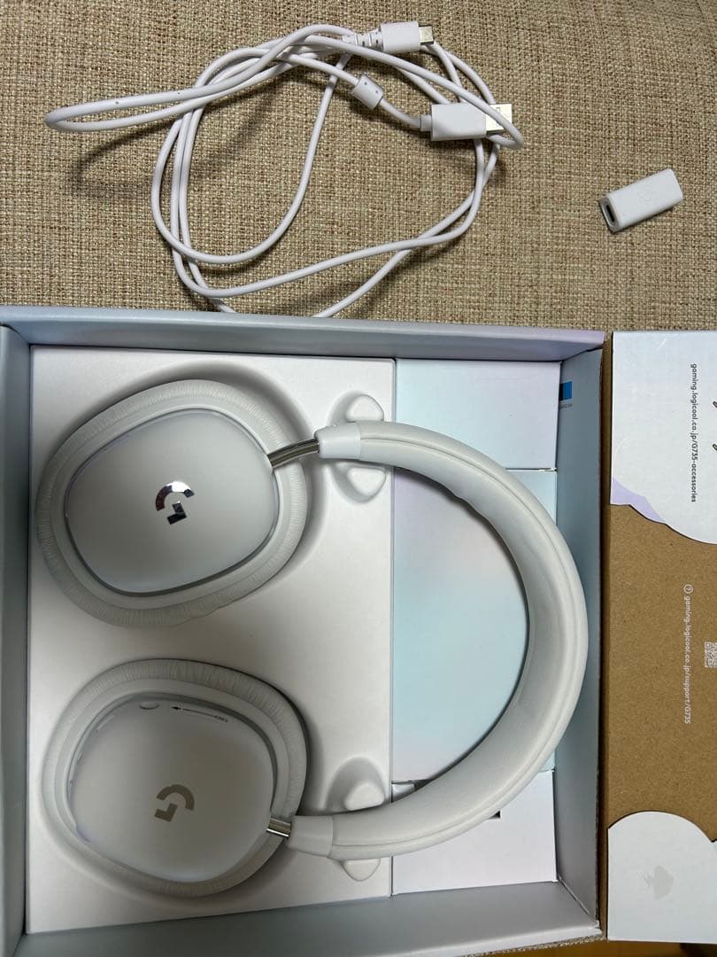 Logicool G735 ワイヤレスゲーミングヘッドセット(動作確認済) ゲーミングヘッドセット G735 ホワイトミスト G735WL [ワイヤレス