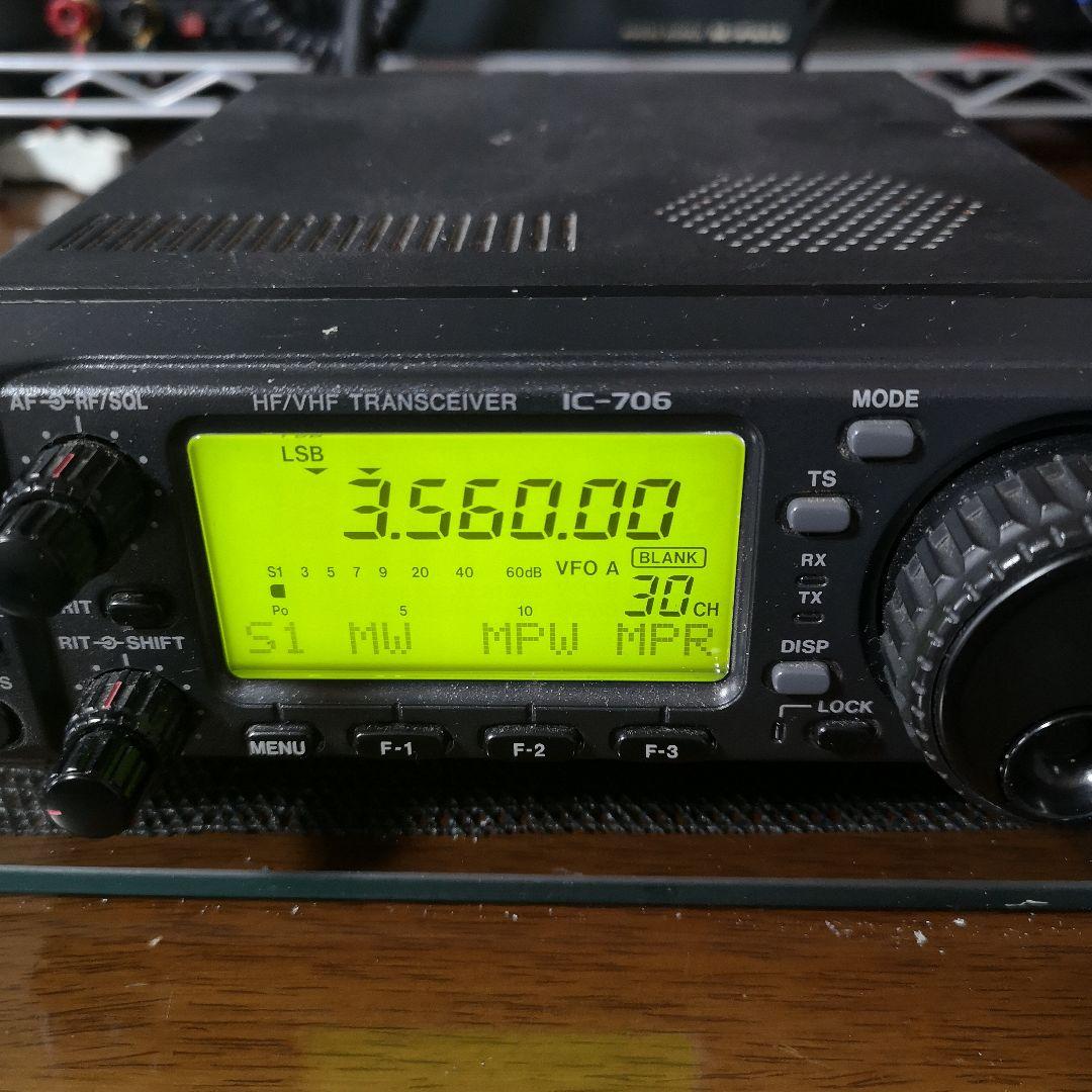 ジャンクICOMアイコムIC-706 【ジャンク】ICOM HF/VHF TRANSCEIVER IC-706