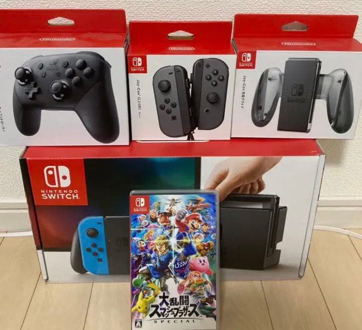 switchスマブラフルセット　テレビ付き Amazon.co.jp: 【整備済み品】 Nintendo Switch 大乱闘スマッシュ