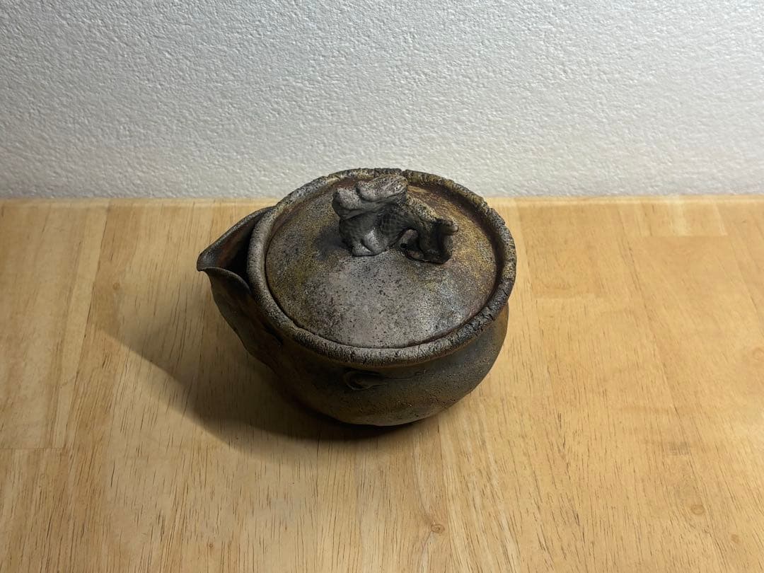 91.備前焼 宝瓶 登り窯 龍 りゅう 手びねり 急須 - メルカリ