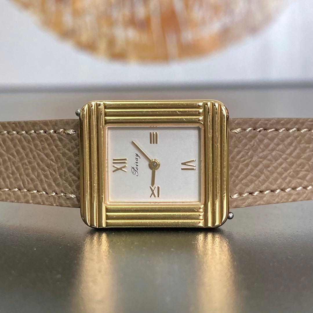 ポアレ POIRAY マ・プルミエ コンビカラー電池交換済み レディース