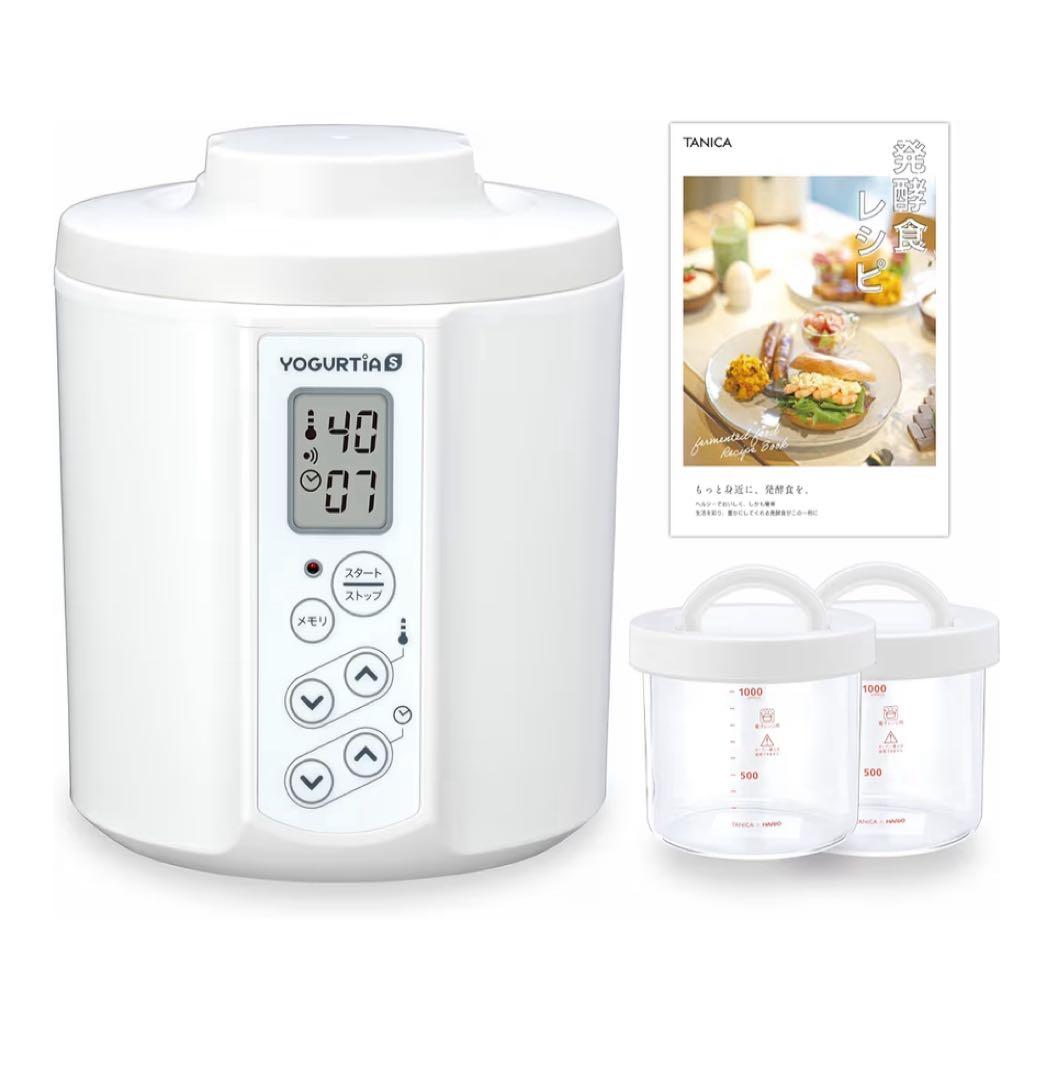 TANICA ヨーグルトメーカー YS-02GW ホワイト Amazon | 【公式最新モデル・国産・ガラス容器】TANICA ヨーグルト