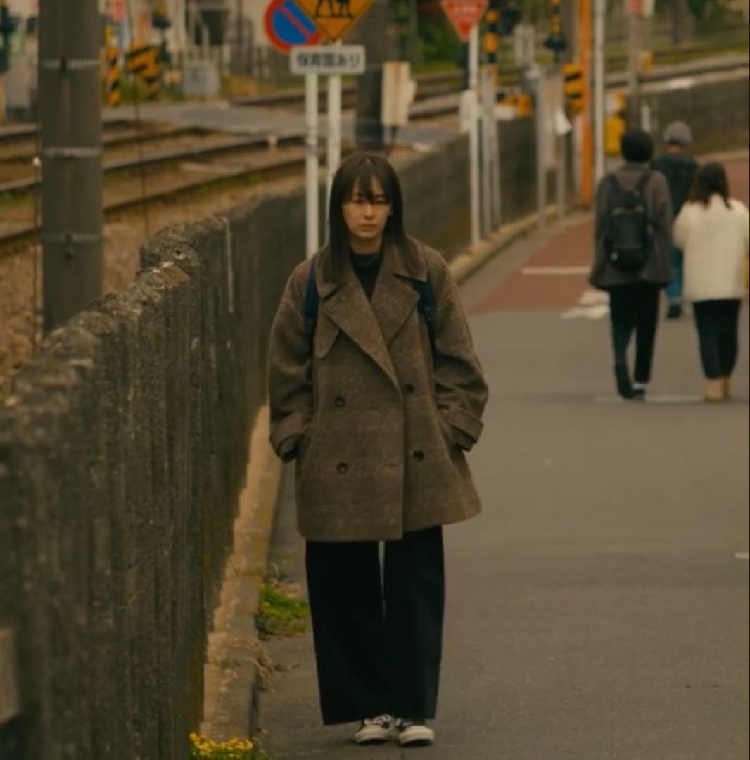 北川景子着用＊スピック＆スパン＊Wスライバーチェックハーフコート