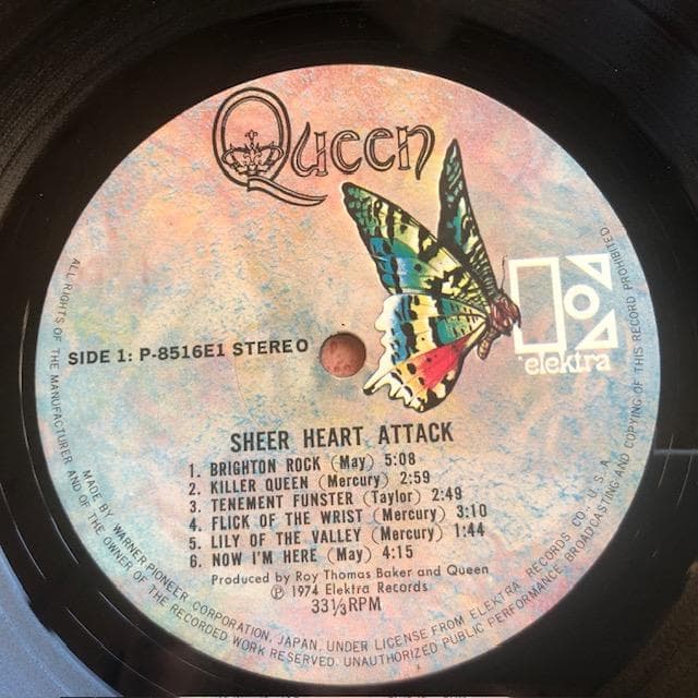 クイーン シアーハートアタック LP 帯付 名盤 希少 d835y87 - メルカリ
