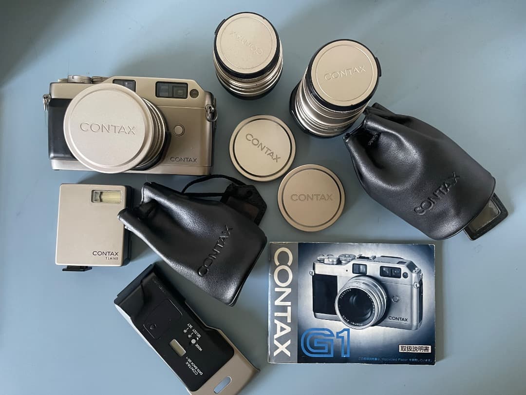 ゆ*け様 CONTAX G1 フィルムカメラ 名品Gレンズ3本 SET - メルカリ