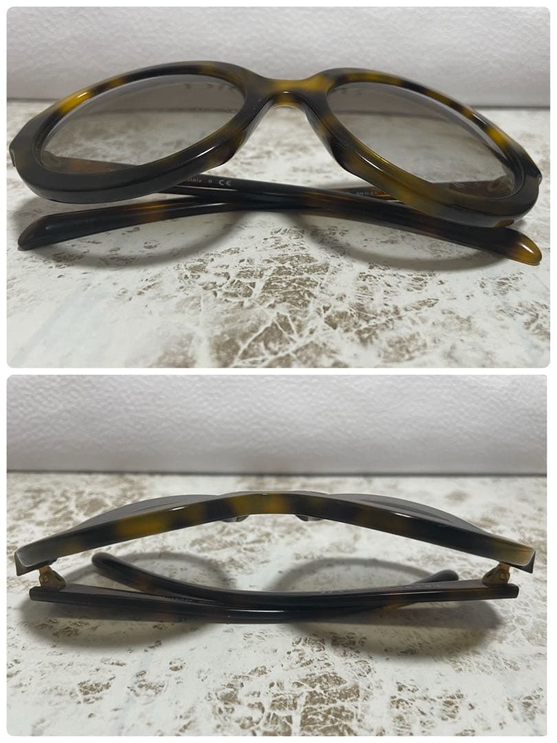 正規品 美品 プラダ べっこう調 デカサングラス SPR06R-F ブラウン