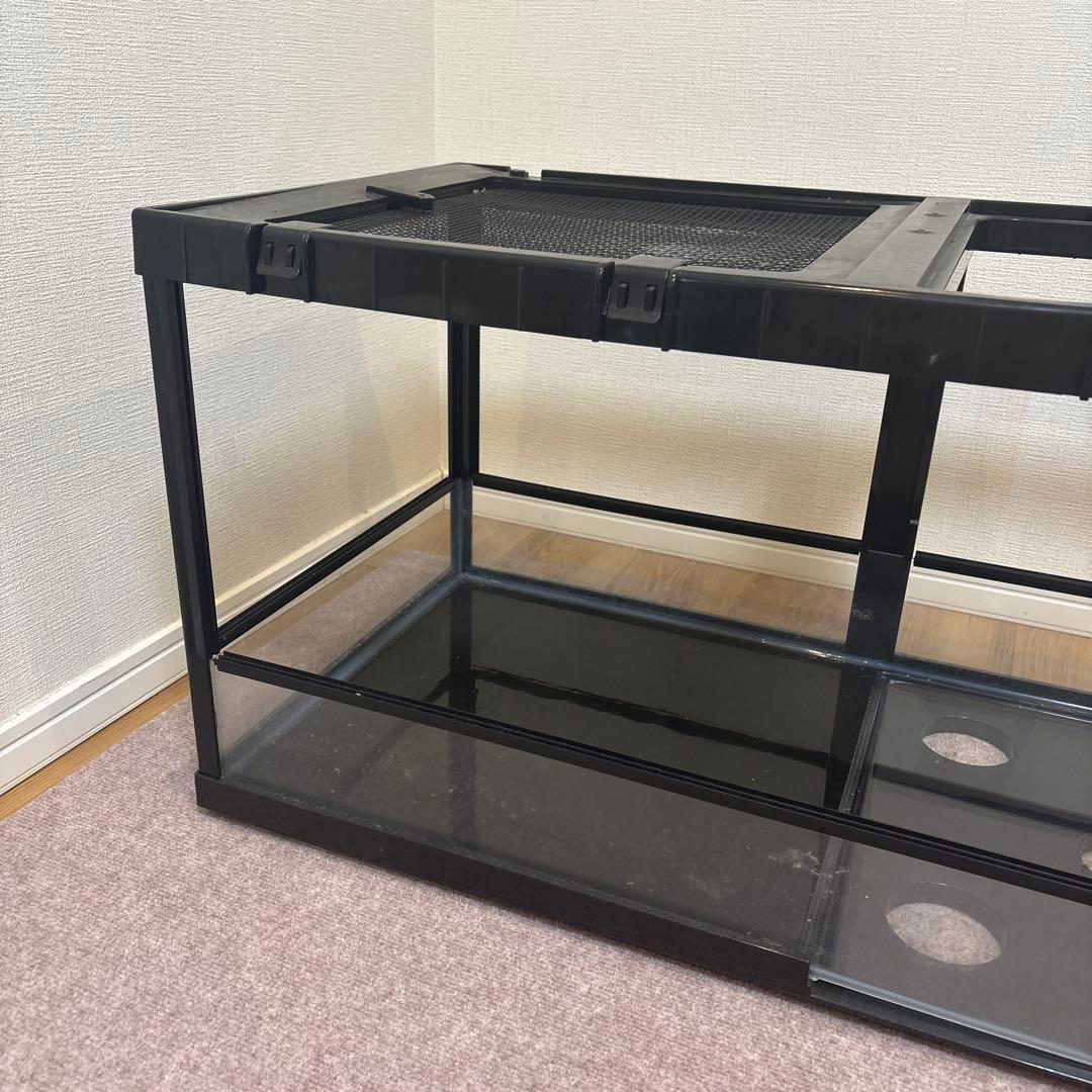 爬虫類ケージ 90サイズ 底部ヒータースペース有 - 温室・飼育ケース