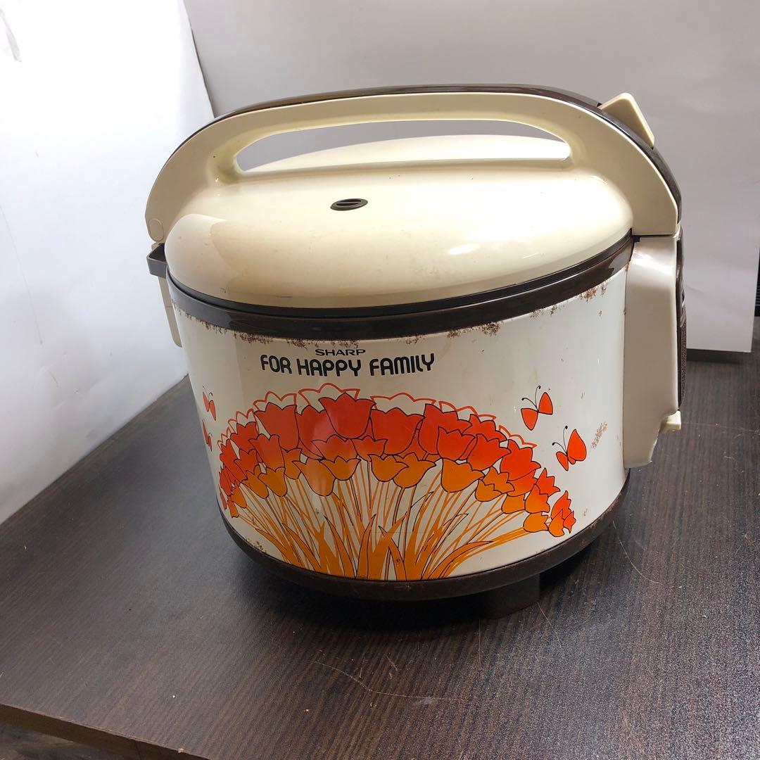 SHARP KS-103R 炊飯器 昭和レトロ - メルカリ