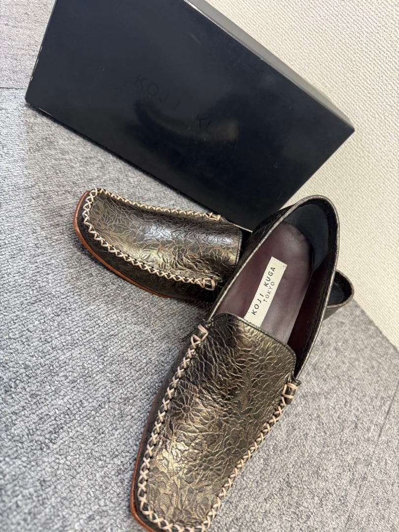 ☆ コージクガ 美品 KOJIKUGA 久我浩二 ローファー☆ - メルカリ
