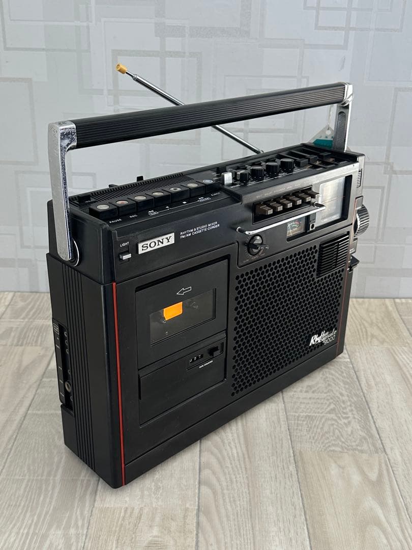 動作品】SONY ソニーリズムカプセル ラジカセ CF-9000希少名機ラジオ