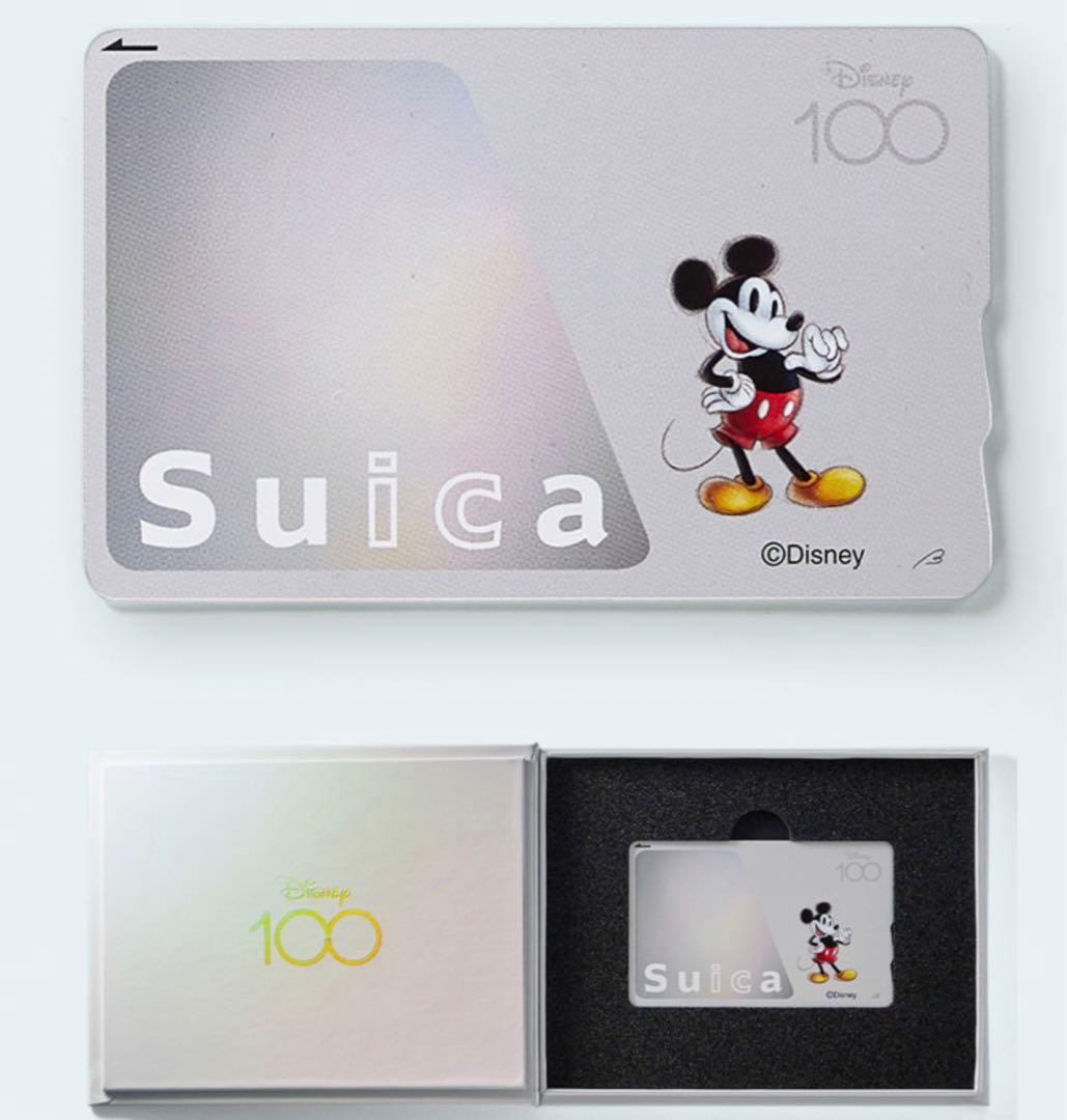 残高0円ディズニー100周年記念Suica 記念Suica収納ボックス残高なし Disney100> 記念Suicaカード&収納ボックス - メルカリ